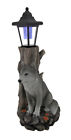 Hd44780 Zeckos Watchful Wolf Sculptural Solar Lantern Statue 841548100711