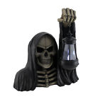 Hh48433 Zeckos Undertakers Light Grim Reaper Holding Lantern Garden 841548103590