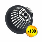 100p Hp-2inch Net Pot Hydroplanet Orchid Aquaponics Aquaculture Slotted Mesh Set Of