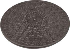 Sfrc24b Inc. M328 Black 24 Inch Diameter Septic Tank Riser Cover Model