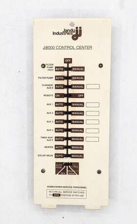 Jantzen 3895 Jandy Ji8000 Power Center Assy #3895 Pool/spa/solar Circuit Board With Faceplate
