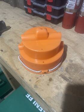 K-drill Idrl65 K-drill Orange Safety Cover For 8.5 Inch Ice Auger