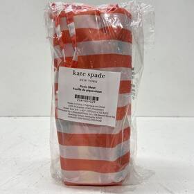 Ksn-hd-029 Kate Spade For The Home Orange Picnic Sheet