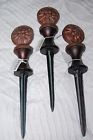 Living Accents Lot Of 3 Hose Guides 12 H X Dia Bronze Look Sun 756050601697