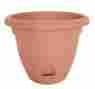 Lp1246 Lucca Plastic Planter 12 In Round Terra Cotta Garden Plants Flowers Outdoor New 811214026379