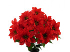 Memory Lane Memorials Poinsettia Vase Bouquet With Greenery