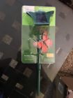Ms18-204-001-02 Mainstays Solar Fluttering Motion Garden Stake Red Butterfly Spindle Spinner