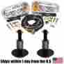 Msc01570 Msc01501 Buyers Sam Boss Snow Plow Upgrade Halogen Light Skid Shoes Foot Kit
