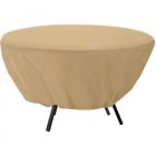 58202-ec N-a Classic Accessories Terrazzo Patio Table Cover Round Sand 0052963009729