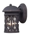 42065-1 N-a Elk Weathered Charcoal Lights Tuscany Coast Outdoor Sconce 0748119003184