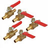 N-a Unique Bargains Dia Brass Lever Handle Hose Pipe 0604267031748