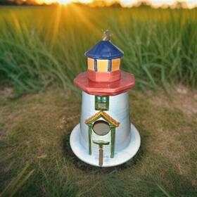 Noho Studio New York 611243520004 Clever Choice/noho Studios Chinese/japanese Lighthouse Birdhouse