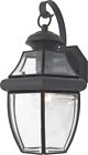 Ny8316k Quoizel Newbury Light Mystic Black Outdoor Wall Lantern 611728009093