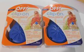 Off 046500703188 Two Clip-on Fan Circulating Mosquito Repellent No Insert W Free Ship