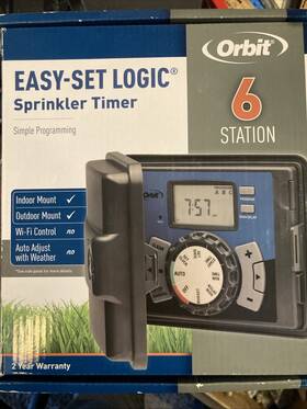Orbit Irrigation Products Inc 27986 Six Station Sprinkler Timer
