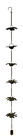 P8954 Zeckos Copper Color Metal Water Lily Rain Chain 688907744106