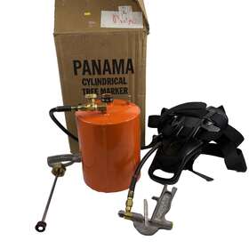 03100 Panama Cylindrical Backpack Tree Marking With Stainless Steel Tank Used