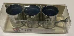 Po4543 Patio Companion Set Of 3 Citronella Candles Watering Cans New In Box