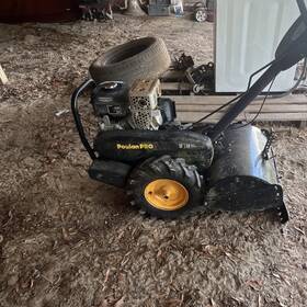 Poulan Pro Pp1130e Two Stage Gas Tiller 17 In Black/yellow