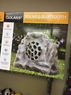 Qlp542slr-gr Alpine Outdoor Weatherproof Speaker Solar Powered Bluetooth Gray Rock Stone