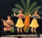 Qvc Hula Dancers Metal Whirligig Ukulele Wind Spinner Yard Stake