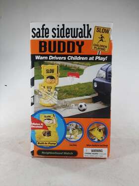 00215 Rotary Safe Sidewalk Buddy Watch For Children Sign