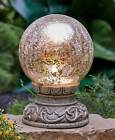 Sdlzgkvuyw General White Solar Light Gazing Ball Garden Yard Lawn