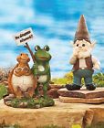 Statue Gnomes Set Garden Allowed Frog Turtle Gnome Yard