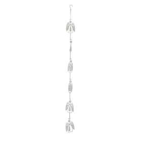 D-53742-wt Things2die4 70 Inch Metal Angel Rain Chain Hanging Outdoor Garden Decor White Finish