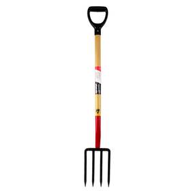 True Temper 2663234 4-tine Spading Fork Model 45.5in Garden Tool