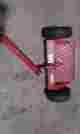 Vkx2-3r Velke Sulke Velky Sulky Red Walkbehind Ride Stand Attachment