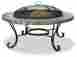 Wad931sp 012303275771 Uniflame Slate Tile Outdoor Firebowl With Copper Accents