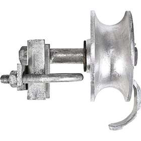 Warmwu 795063456580 Chain Link Rolling Gate Track Sliding Rollers Galvanized Steel G