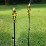 Wko-092-2pk Sunnydaze Decor Swirling Metal Glass Outdoor Lawn Torch 810011714540