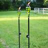 Wko-108-2pk Sunnydaze Decor Swirling Metal Glass Outdoor Lawn Torch 810011714557