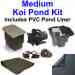 Wpspvcmdp1 Pump Pond 20 Kit Skimmer 3000gph 25 Crystal Med Waterfall Pvc