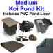 Wpspvcmdp6 Skimmer Crystal Pump Pond 15 20 Med 4000gph Kit Waterfall Pvc