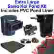 Wpspvclxs4 Wpspvcxls4 Patriot 25 X Pvc Pond Kit Savio 22 Waterfall 16 Skimmer 6100gph Pump 701160116647