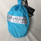 X000rejqv9 Cutequeen Camping Single Turquoise Blue Parachute Nylon Fabric Relax Hammock