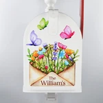 Mailbox Magnet Partial Cover, Custom Wildflowers Envelope Bouquet Address/name. Fixed Price $10.25.