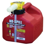 No-spill 1415 Gas Can, 1.25 Gal Capacity, Plastic, Red. Fixed Price $38.28.