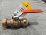 Sharkbite 1" Ball-valve On-off Rated 200 Psi Brass Pushon Fitment No Glue Needed. Fixed Price $40.00.