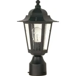 Nuvo Cornerstone Light 14" Post Lantern W/ Clear Seed Glass 60-996. Fixed Price $53.99.