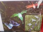 Solar Powered Stake Light Hummingbird,dragonfly Butterfly Color Changing Led. Fixed Price $15.95.