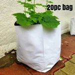 Hfs Poly Grow Planters 1 Gallon Bag, 20PACK Panda Film,whigh. Fixed Price $12.00.