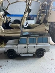 Land Rover Metal Art Ice Chest Wheels Cooler Aaron Jackson Think Outside. Fixed Price $550.00.