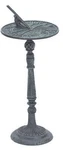 Cast Iron Rustic Verdigris Whimsical Dragonfly Garden Sundial Roman Numerals. Fixed Price $79.99.