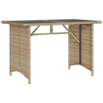 Garden Table With Glass Top - Available In Various Colors Vidaxl. Fixed Price $92.99.
