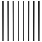 Satin Finish Aluminum Balusters 32.28X1IN 51PCS Rust Resistant Black. Fixed Price $138.99.