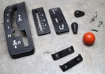 John Deere 130 160 165 Shifter Quadrant And Plates With Hardware - Shelf 10. Fixed Price $26.00.